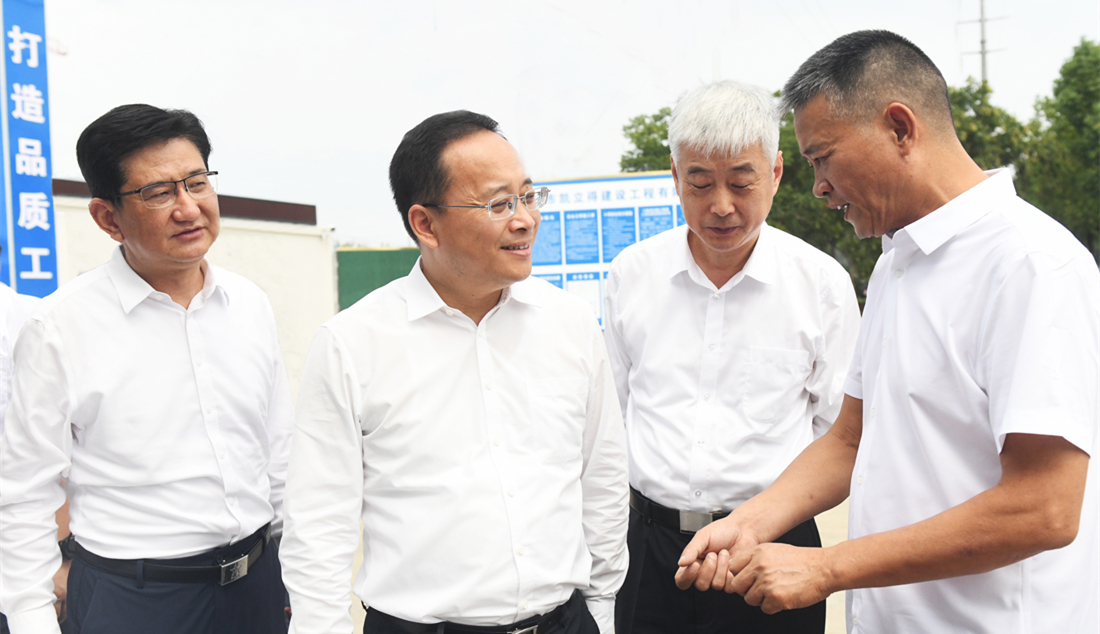 市領(lǐng)導(dǎo)調(diào)研推進“兩重”項目和重點產(chǎn)業(yè)項目建設(shè)...